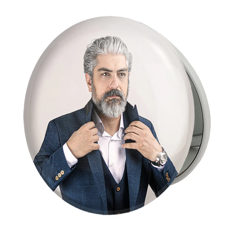 آینه جیبی خندالو طرح مهدی پاکدل مدل تاشو کد 10409 