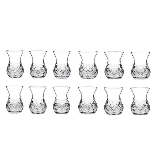 استکان پاشاباغچه مدل تایملس کد 42881 بسته 12 عددی