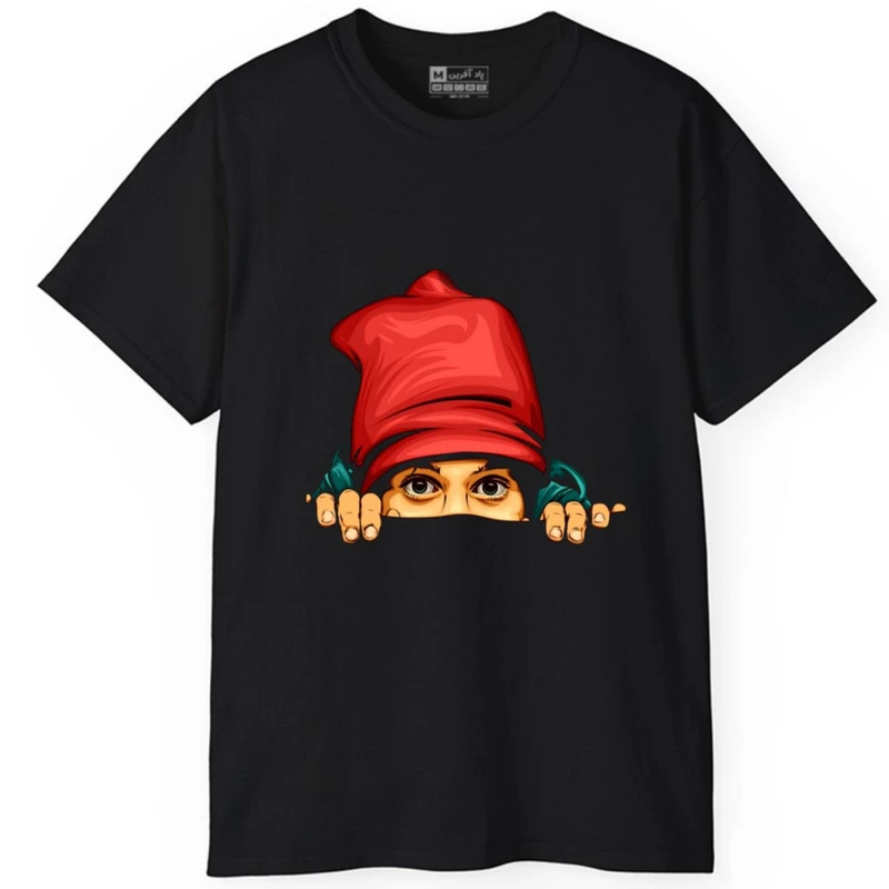 تی شرت آستین کوتاه مردانه پاد آفرین مدل شکلک کارتونی کد318