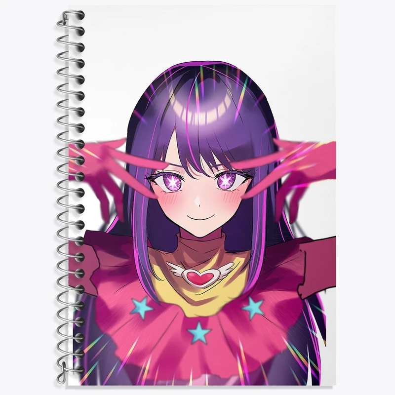 دفتر لغت 50 برگ خندالو طرح آی انیمه اوشی نو کو کد 31219