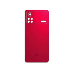 MAHOOT Matte-Warm-Red Cover Sticker for Xiaomi Poco X4 Pro 5G