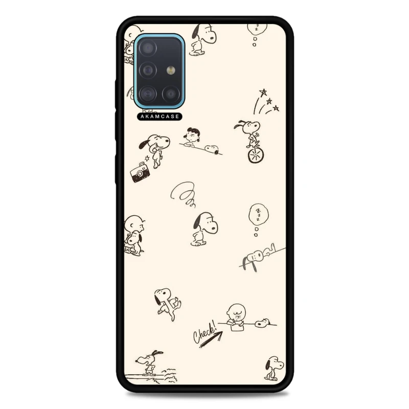 کاور آکام مدل AMC-WSGA51-SNOOPY-44 مناسب برای گوشی موبایل سامسونگ Galaxy A51