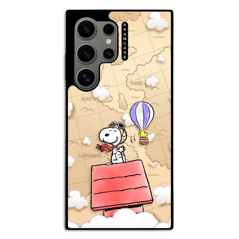کاور آکام مدل AMC-WSGS24U-SNOOPY-24 مناسب برای گوشی موبایل سامسونگ Galaxy S24 Ultra