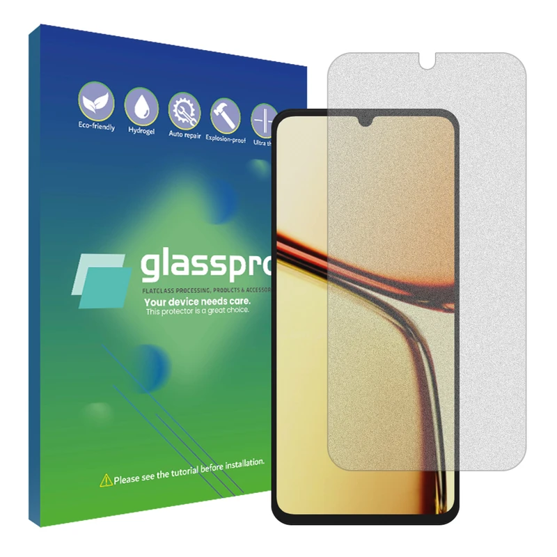 محافظ صفحه نمایش مات گلس پرو مدل Resistant‌ مناسب برای گوشی موبایل ریلمی C61