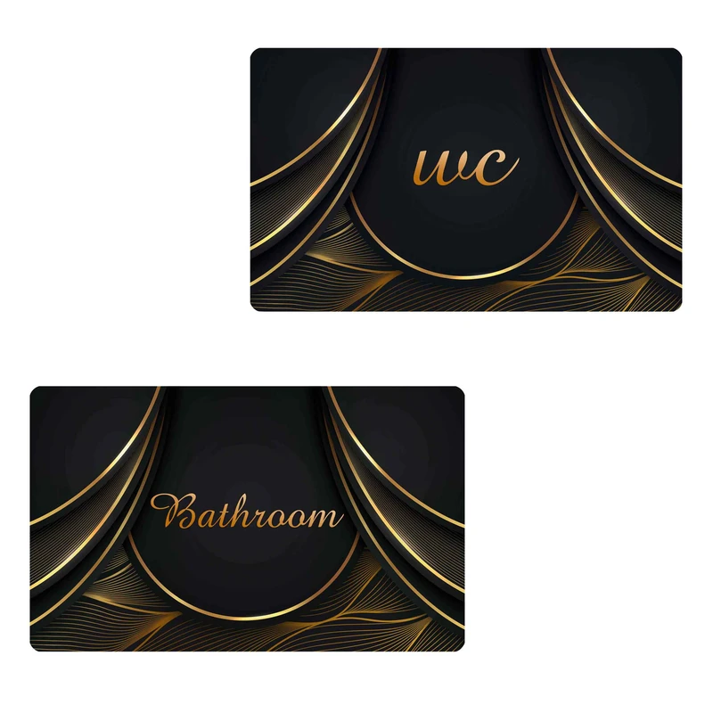 پادری طرح حمام و سرویس بهداشتی کد D40910 سایز 76x46 سانتی متر مجموعه دو عددی