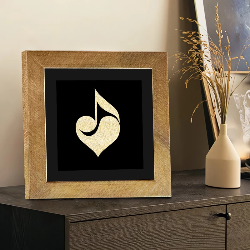تابلو بکلیت طرح دکوری عشق و موسیقی مدل T-68