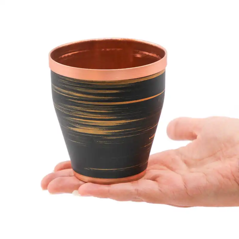 لیوان مسی طرح خمره ای کد 104