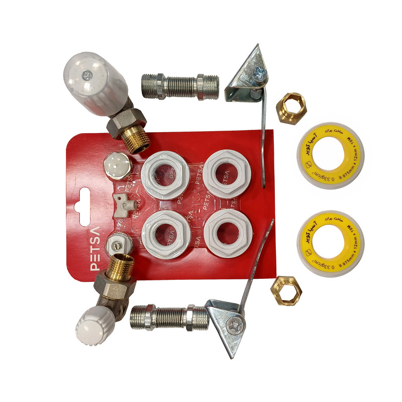 کیت نصب رادیاتور ایتال پک مدل آلومینیومی مجموعه 11عددی