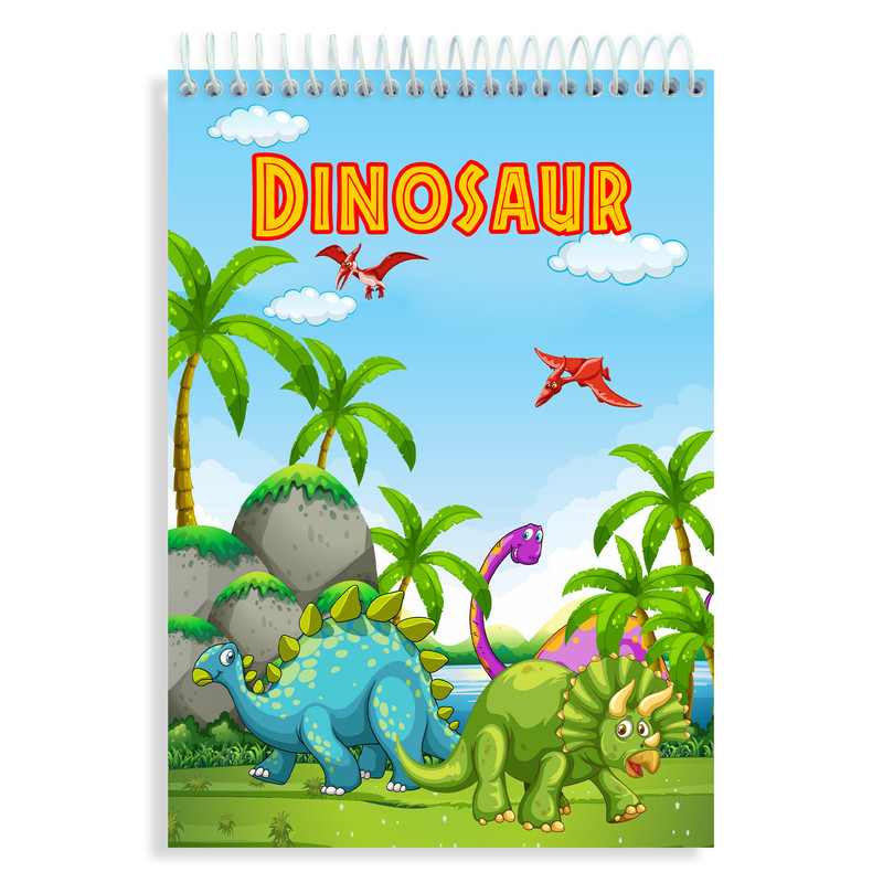 دفتر نقاشی 60 برگ های تولد مدل دایناسور کد N139