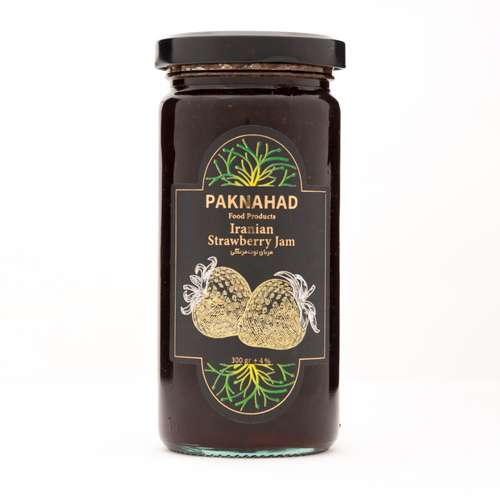 مربای توت فرنگی پاکنهاد - 300 گرم