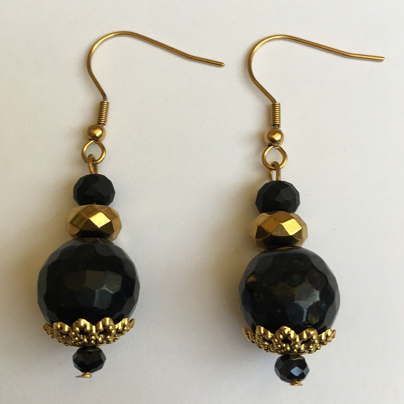 گوشواره زنانه مدل شب تیره