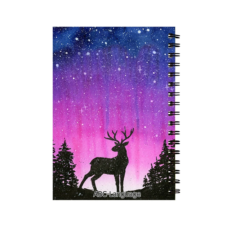 دفتر زبان طرح گوزن گلکسی کد DZ-031