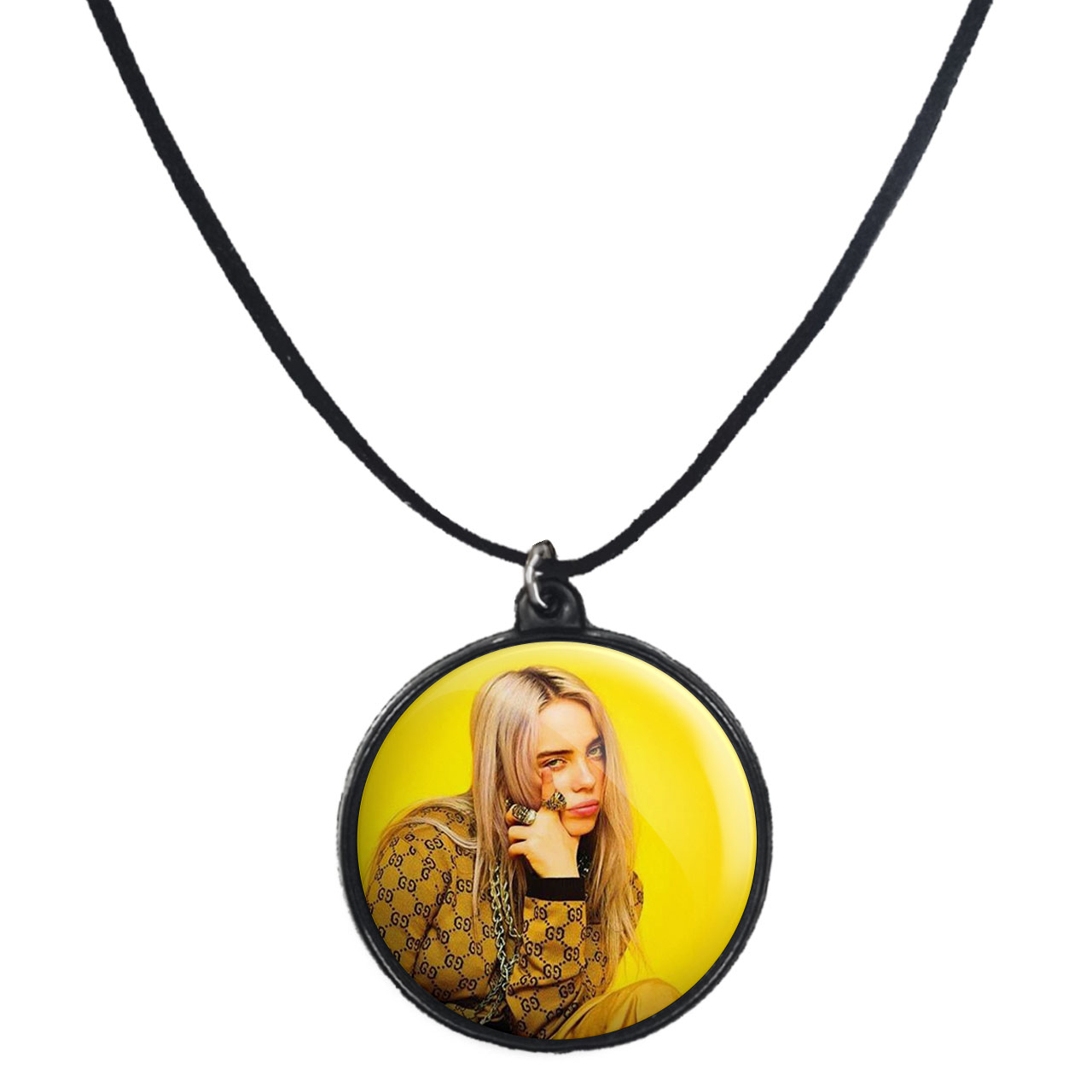 گردنبند پرمانه طرح بیلی آیلیش کد pmb.20043 مدل دو طرفه