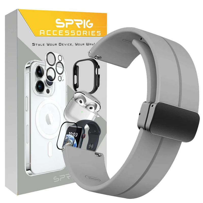 بند اسپریگ مدل SIC Magnet TW مناسب برای ساعت هوشمند گلوریمی M2 / M2 Pro / M2 Max