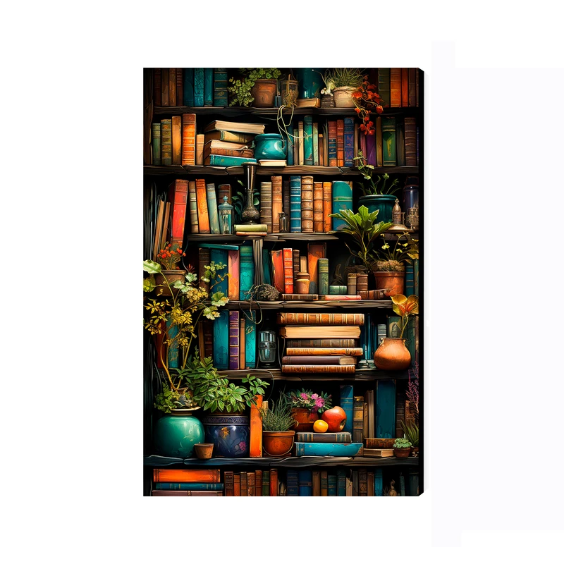 تابلو شاسی عرش مدل فانتزی کتابخانه کد As2366