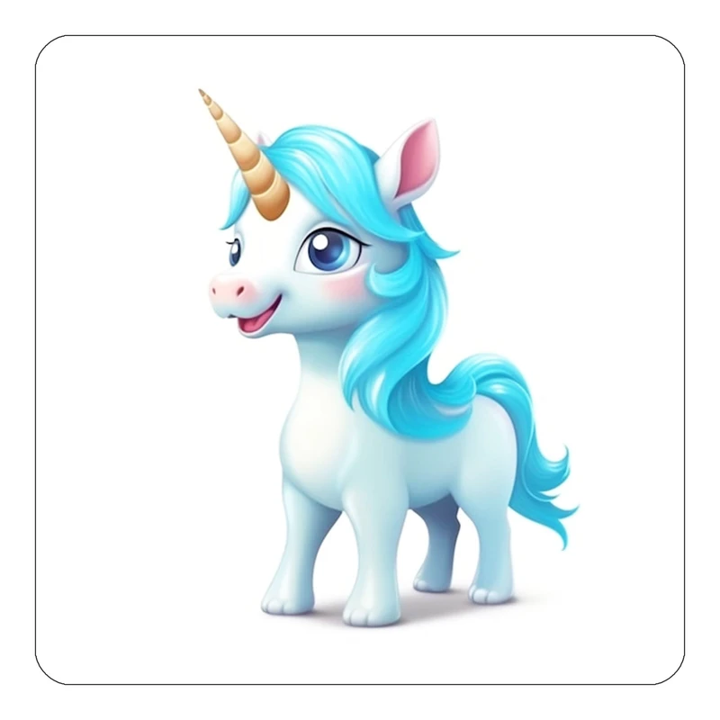 مگنت کاکتی طرح اسب تک شاخ و یونیکورن مدل mp29616