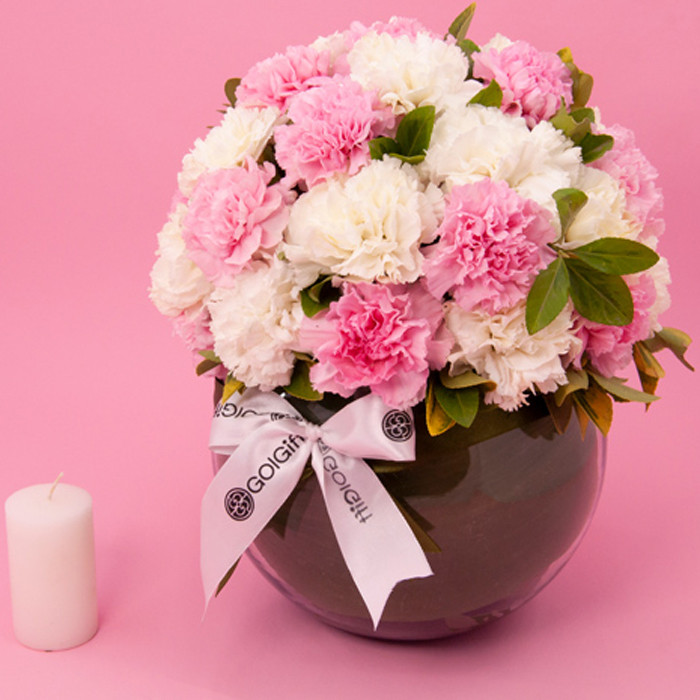 تنگ گل گل گیفت مدل روز مادر کد GG001