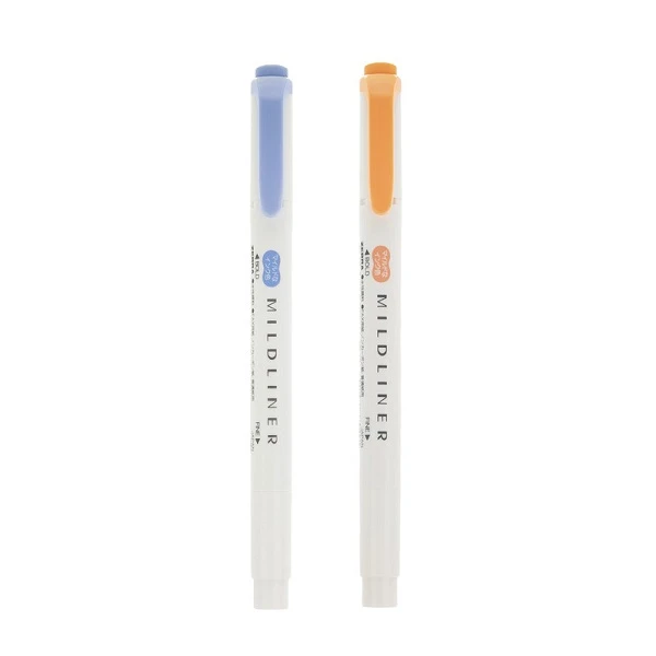 ماژیک علامت گذار زبرا مدل MILDLINER کد 491799 بسته 2 عددی