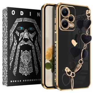 Velvet Heart Odin cover suitable for Xiaomi Redmi Note 12 Pro Plus 5G / Redmi Note 12 Pro 5G mobile phone with pendant