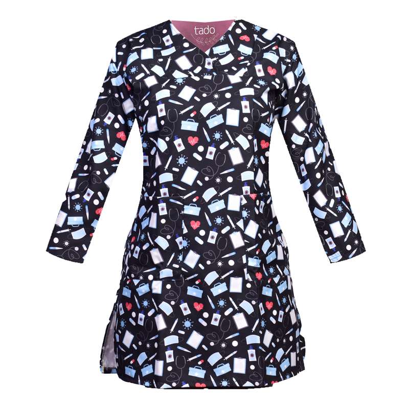 روپوش پزشکی زنانه تادو مدل RO1917