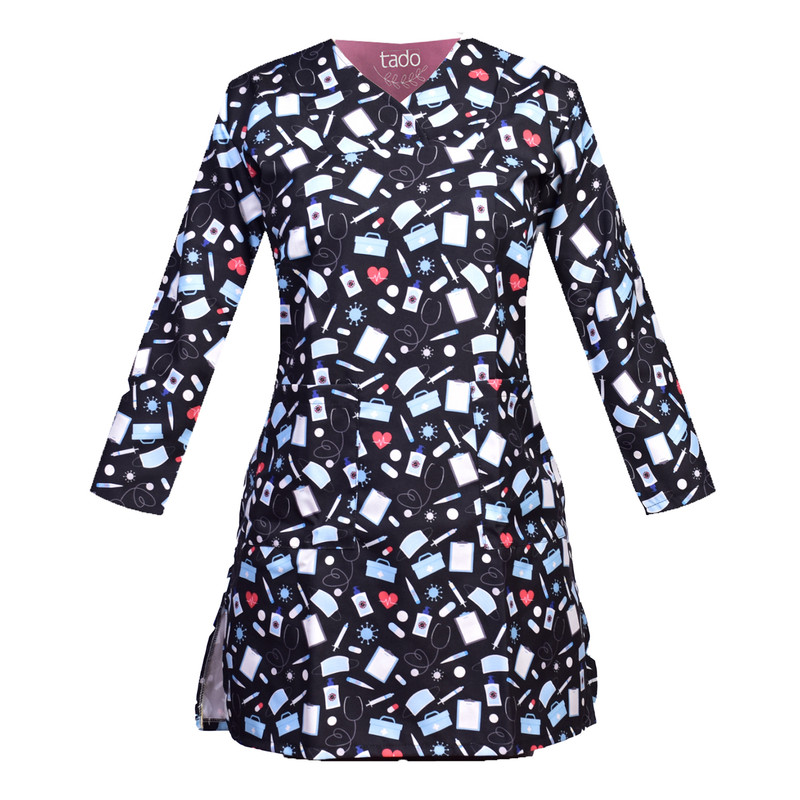 روپوش پزشکی زنانه تادو مدل RO1917