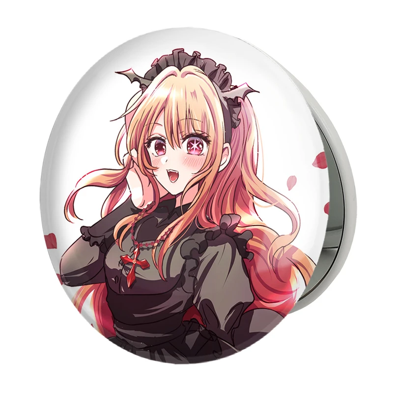 آینه جیبی خندالو طرح روبی انیمه اوشی نو کو مدل تاشو کد 31218