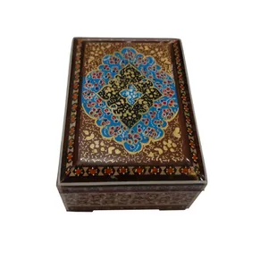 جعبه جواهرات خاتم کاری مدل تذهیب کد 20