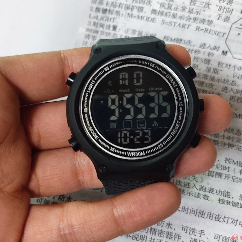 ست ساعت مچی دیجیتال زنانه و مردانه مدل تک زمانه کرنوگراف بند پیو کد 2