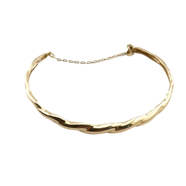 دستبند طلا 18 عیار زنانه رستا گالری مدل F554452