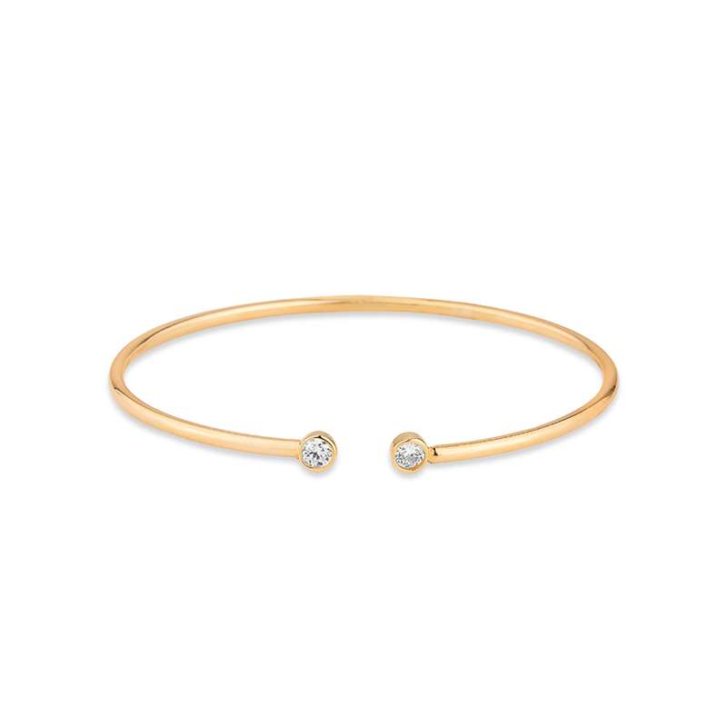 دستبند طلا 18 عیار زنانه کیا گالری مدل AB607 دستبند طلا 18 عیار زنانه کیا گالری مدل AB607