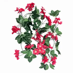 گل مصنوعی مدل ریسه گل و برگی تیارا