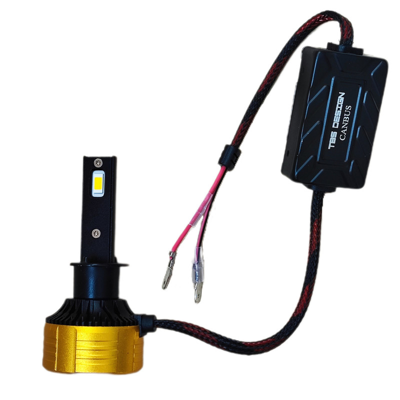 هدلایت لامپ خودرو تی بی اس دیزاین مدل T43 PRO پایه H1 بسته دو عددی