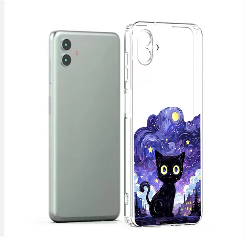 کاور طرح Purple Cat ناسب برای گوشی موبایل اپل IPhone 17