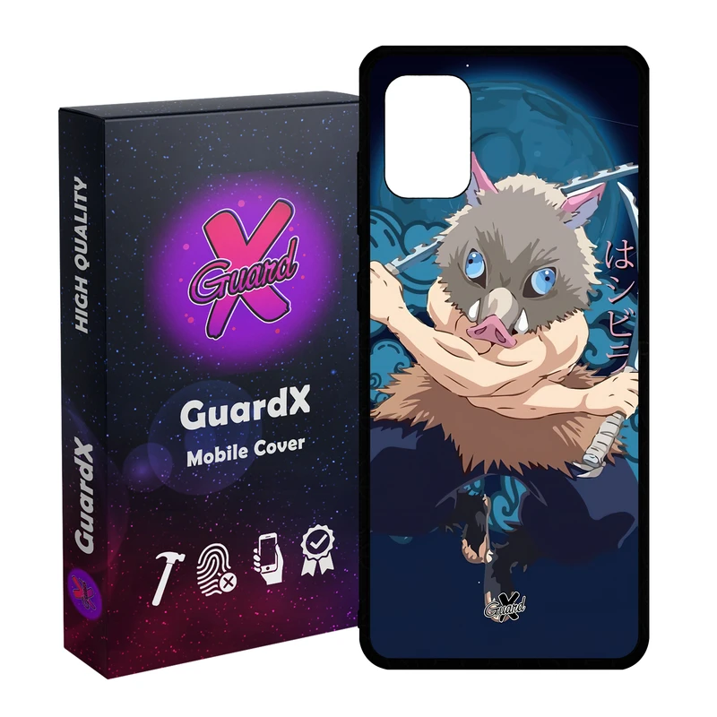 کاور گارد ایکس طرح شیطان کش انیمه مدل Glass10560 مناسب برای گوشی موبایل سامسونگ Galaxy A31