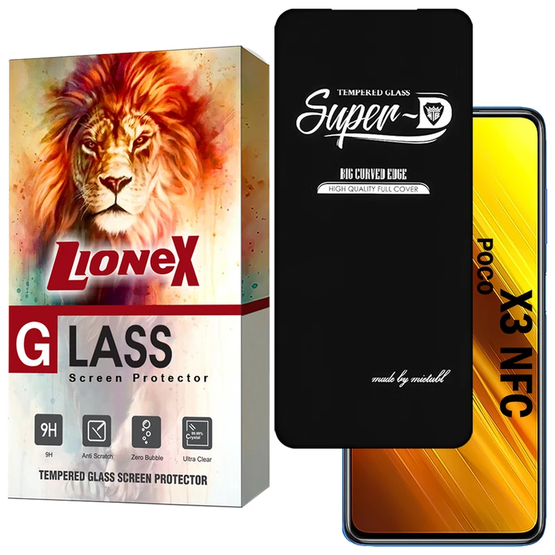 محافظ صفحه نمایش لایونکس مدل SUPERDNL مناسب برای گوشی موبایل شیائومی Poco X3 NFC