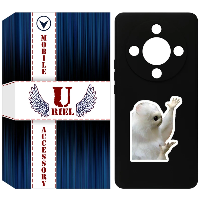 کاور یوریل مدل KSH کد 89 طرح میمون سفید مناسب برای گوشی موبایل آنر X9b / X50 / Magic6 Lite / Magic 6 Lite
