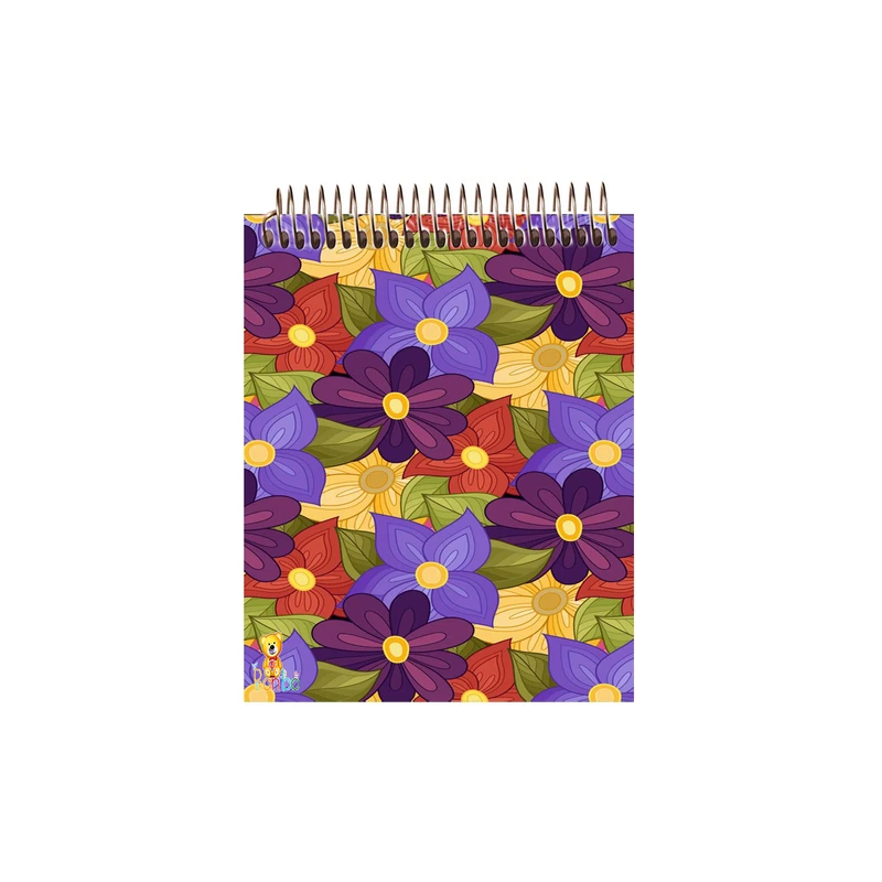 دفتر نقاشی 50 برگ بانیبو مدل گل کد 778