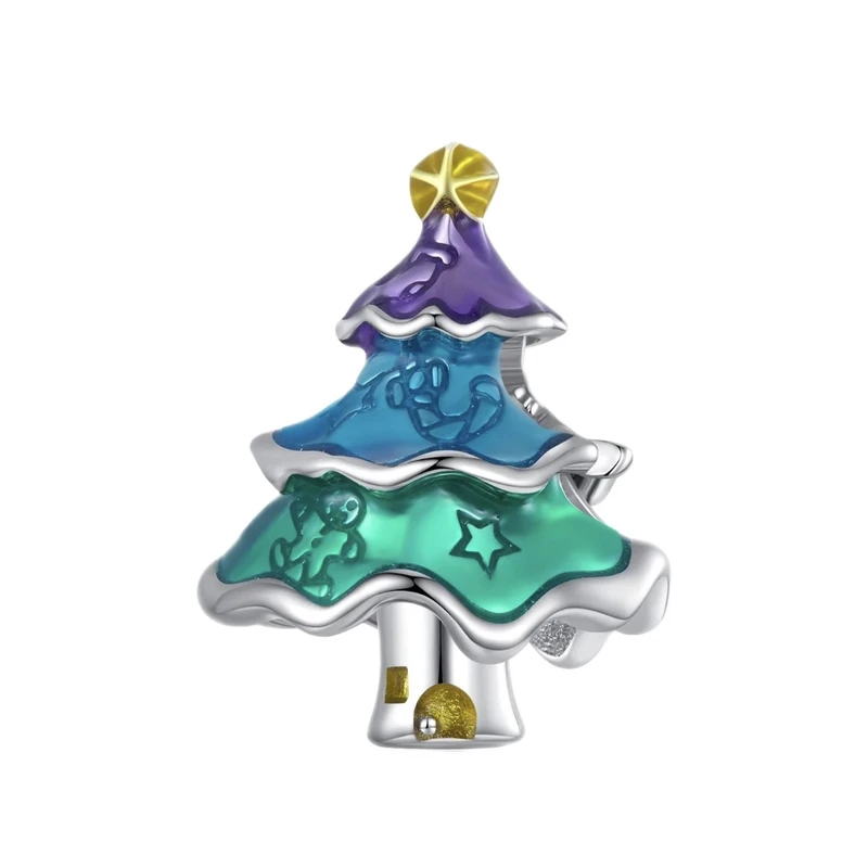 آویز گردنبند نقره زنانه پاندورا مدل Christmas tree 65119