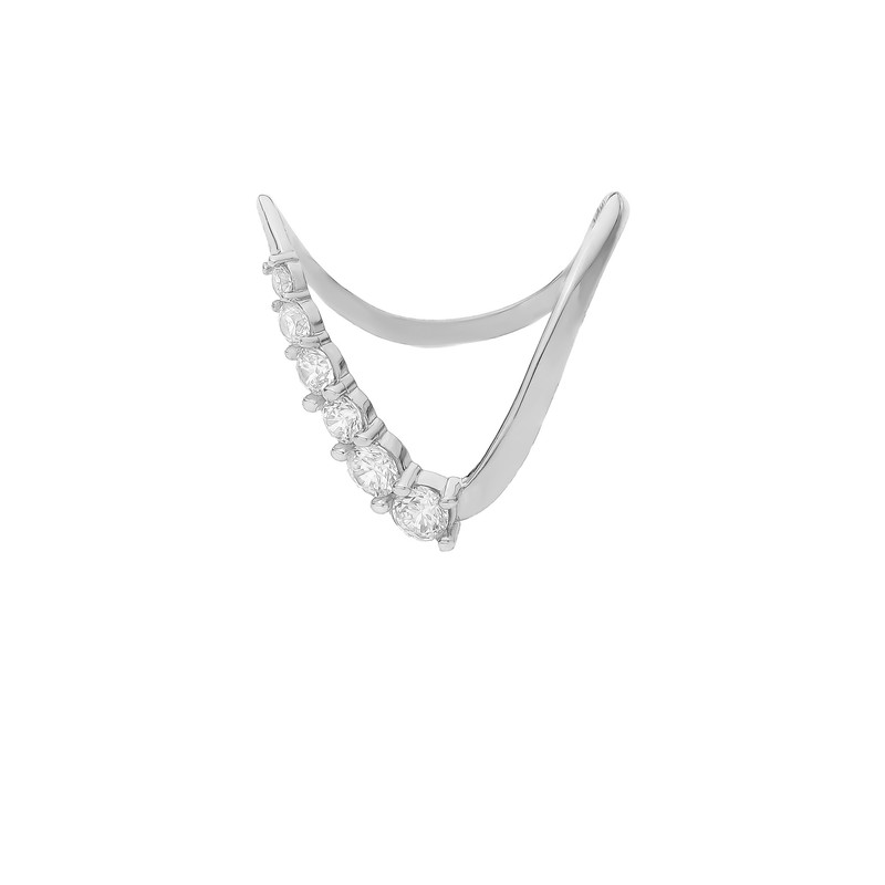 انگشتر طلا 18 عیار زنانه ماوی گالری مدل ماهتاب صدف سایز 54