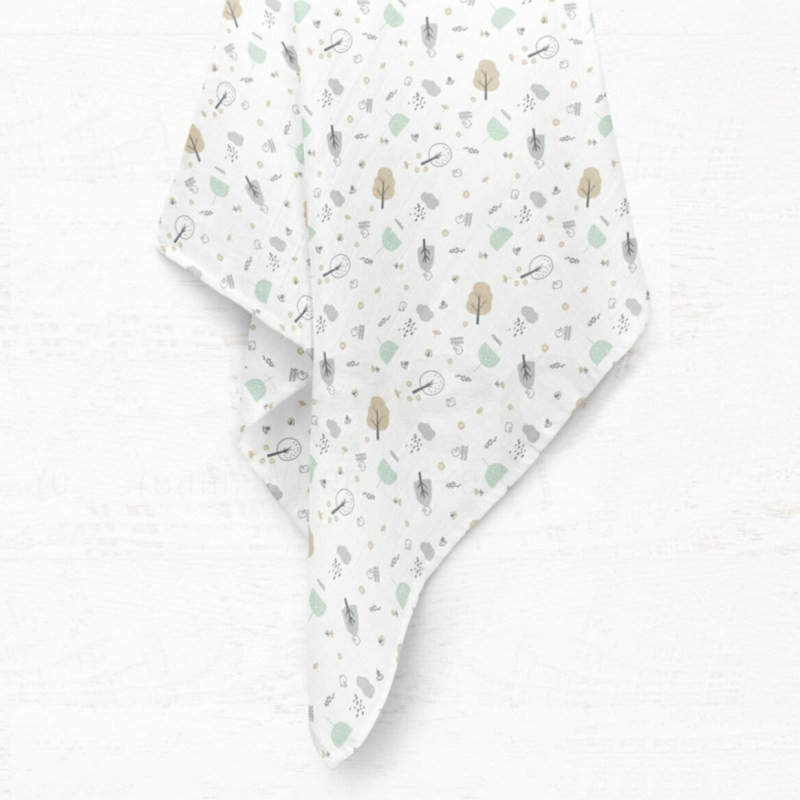 ملحفه کودک ویپو مدل Colorful Forest سایز 75x75 سانتی متر