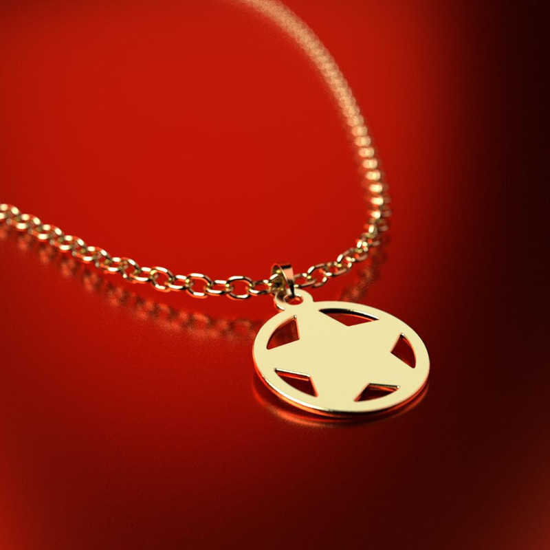 آویز گردنبند طلا 18 عیار زنانه مدوپد مدل ستاره کد PA1-14260 آویز گردنبند طلا 18 عیار زنانه مدوپد مدل ستاره کد PA1-14260