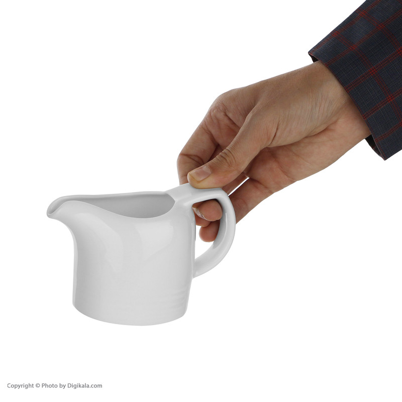 ظرف شیر چینی زرین ایران سری هتلی 49 مدل سفید کد 170 درجه سه ظرف شیر چینی زرین ایران سری هتلی 49 مدل سفید کد 170 درجه سه