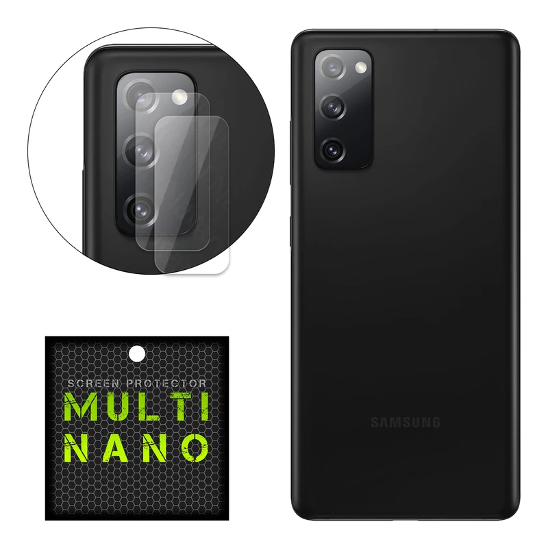 محافظ لنز دوربین مولتی نانو مدل Pro مناسب برای گوشی موبایل سامسونگ Galaxy S20 FE بسته دو عددی
