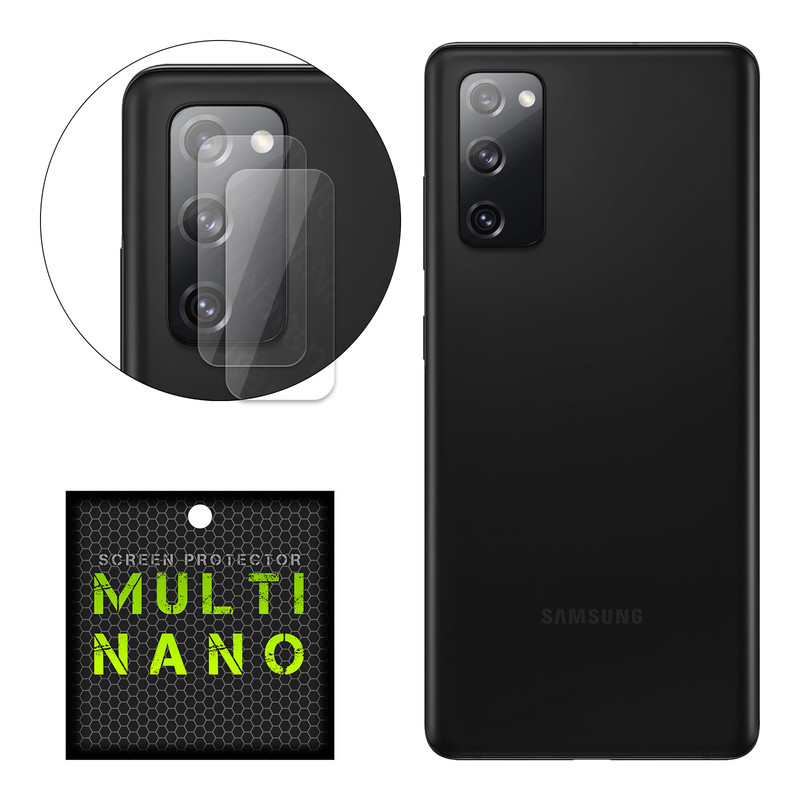 محافظ لنز دوربین مولتی نانو مدل Pro مناسب برای گوشی موبایل سامسونگ Galaxy S20 FE بسته دو عددی