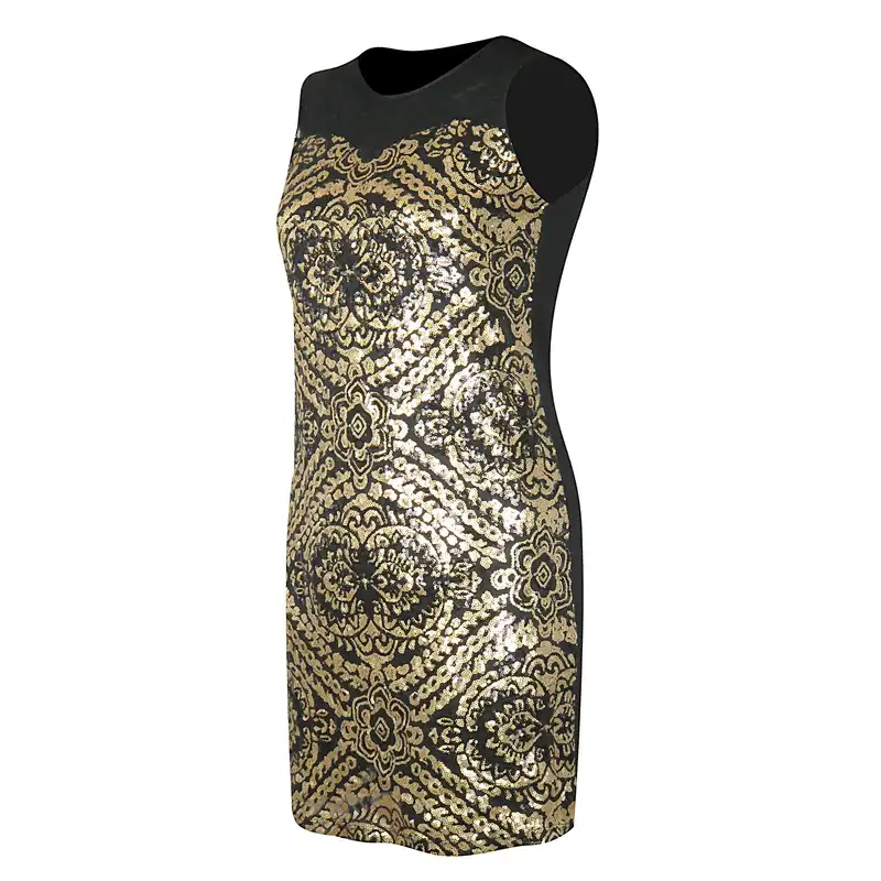 پیراهن زنانه مدل مجلسی پولک دار