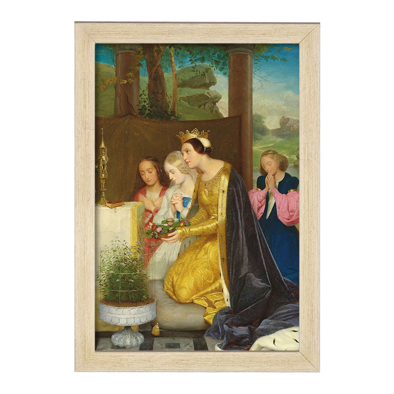 تابلو خندالو مدل نقاشی سنت آملی اثر پل دلاروش کد F12124