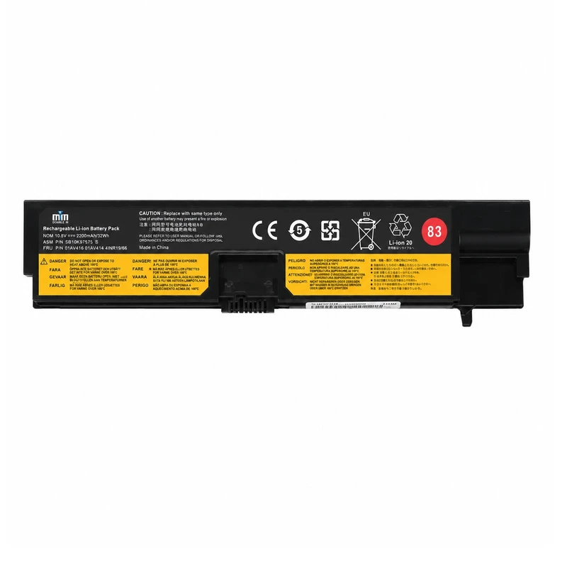 باتری لپ‌تاپ 4 سلولی دابل ام مدل 01AV417 مناسب برای لپ تاپ ThinkPad E570 E575