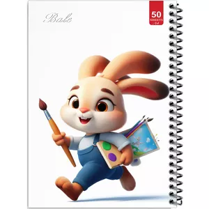 دفتر نقاشی 50 برگ انتشارات بله طرح خرگوش کوچولو نقاش کد A4-L264