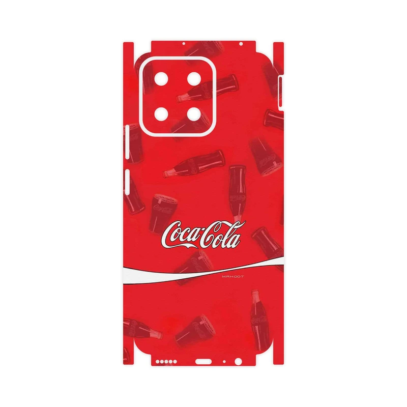 برچسب پوششی ماهوت مدل Coca_Cola_Logo-FullSkin مناسب برای گوشی موبایل آنر X7c
