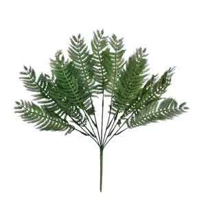 گل مصنوعی مدل بوته سرخس لمسی ۱۳ برگ